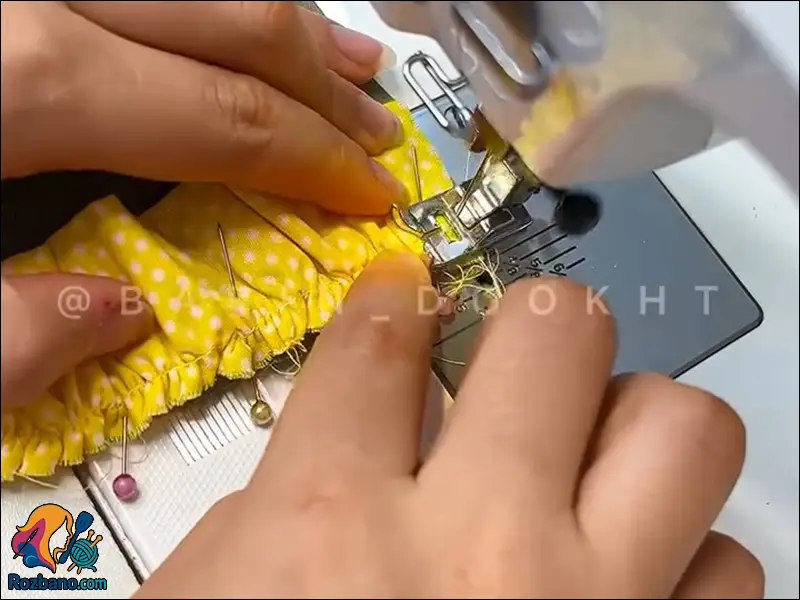 آموزش تصویری دوخت کاور پینترستی از صفر تا صد