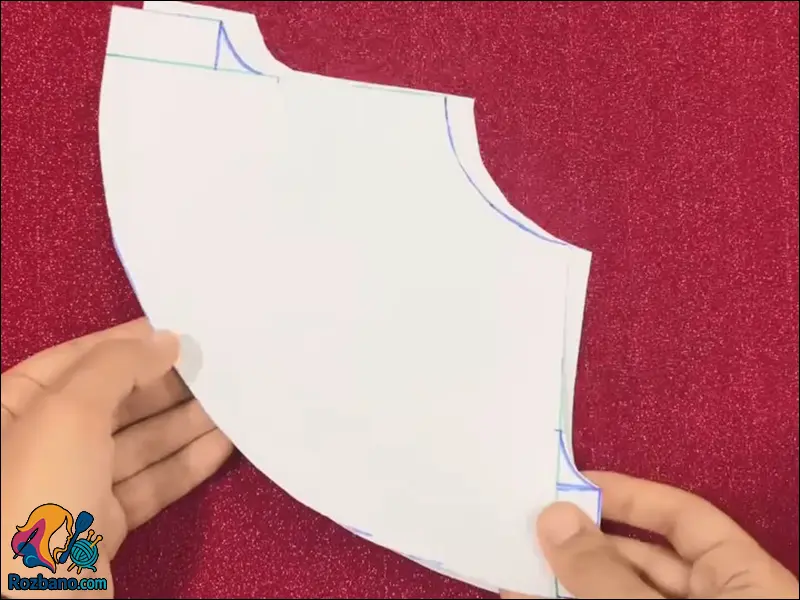 آموزش تصویری الگوسازی و دوخت شلوارک کلوش ساده