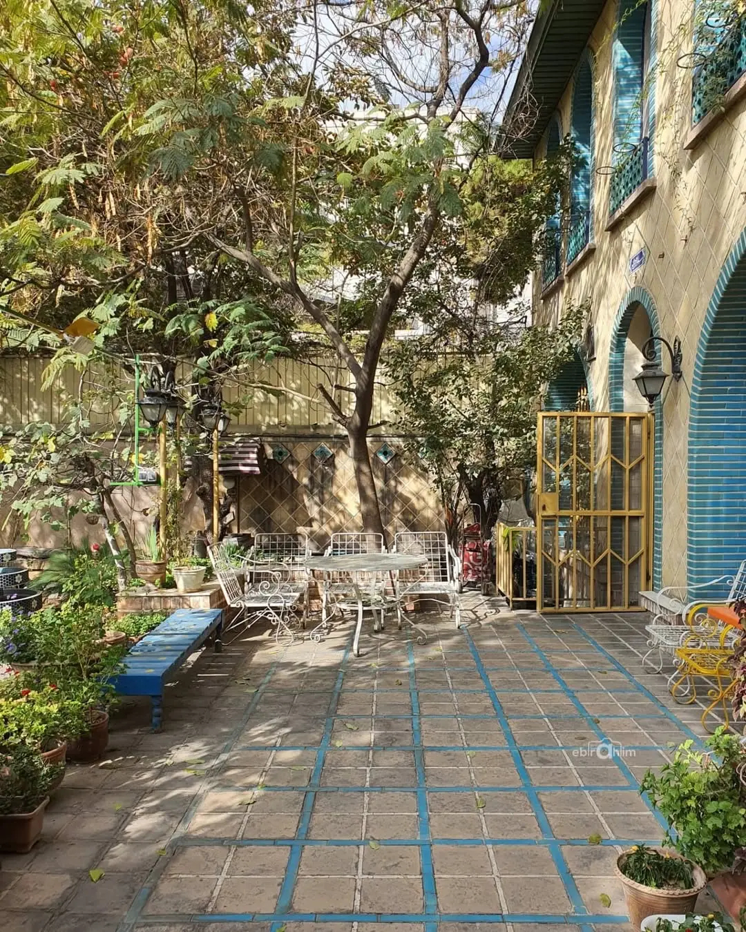 عکس ها / نگاهی به معماری و چیدمان تاریخی خانه اقبال واحدی مجری محبوب صدا و سیما / از حیاط قدیمی تا مبلمان و فرش های اصیل ایرانی و چشم نواز - اقبالواحدی 1
