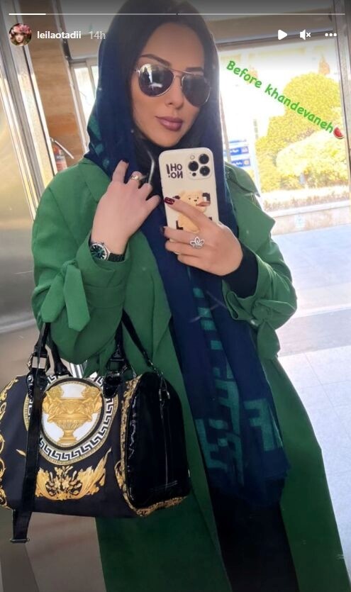 نگاهی به پوشش سرتاپا برند و لاکچری لیلا اوتادی برای حضور در برنامه خندوانه + عکس - file 19