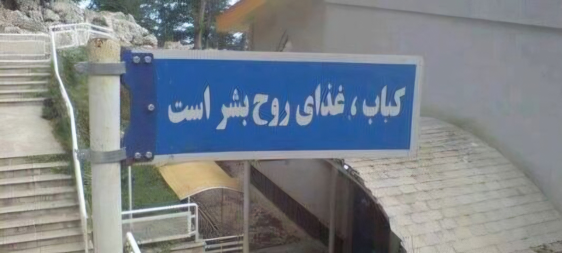 خلاقیت منحصربفرد کباب پزِ تبریزی برای کِشاندنِ مشتری به مغازه حماسه ساز شد+عکس/هیتلر هم مغز اینو نداشت!🤣 - file 90 crp